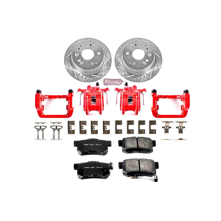 1-Click Performance Brake Kit with Calipers Power Stop (KC2383) For Acura CL 2001-2003 [Model Specific]
