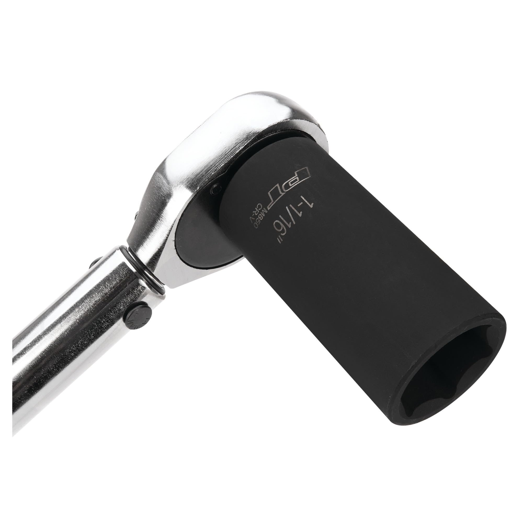 1/2-Inch Drive Performance Tool M850 Impact Socket, 1-1/16, High-Strength Chrome Vanadium Steel Construction for Heavy-Duty Applications
