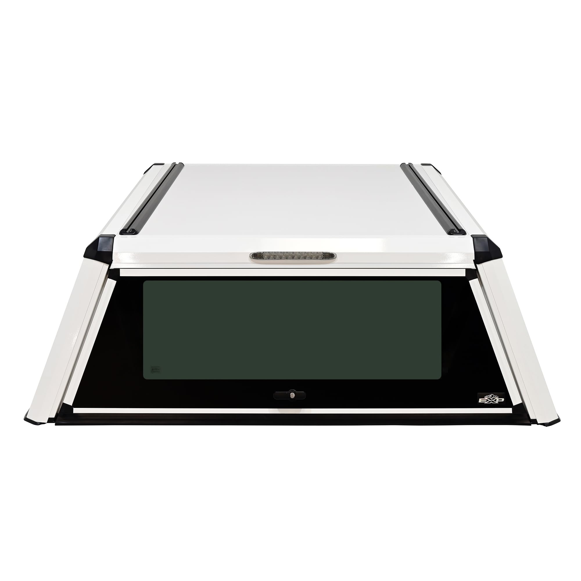 Westin 16-14060 Truck Cap EXP with Solid Front Glass fits 2015-2026 F-150 5'5" Bed Gloss White