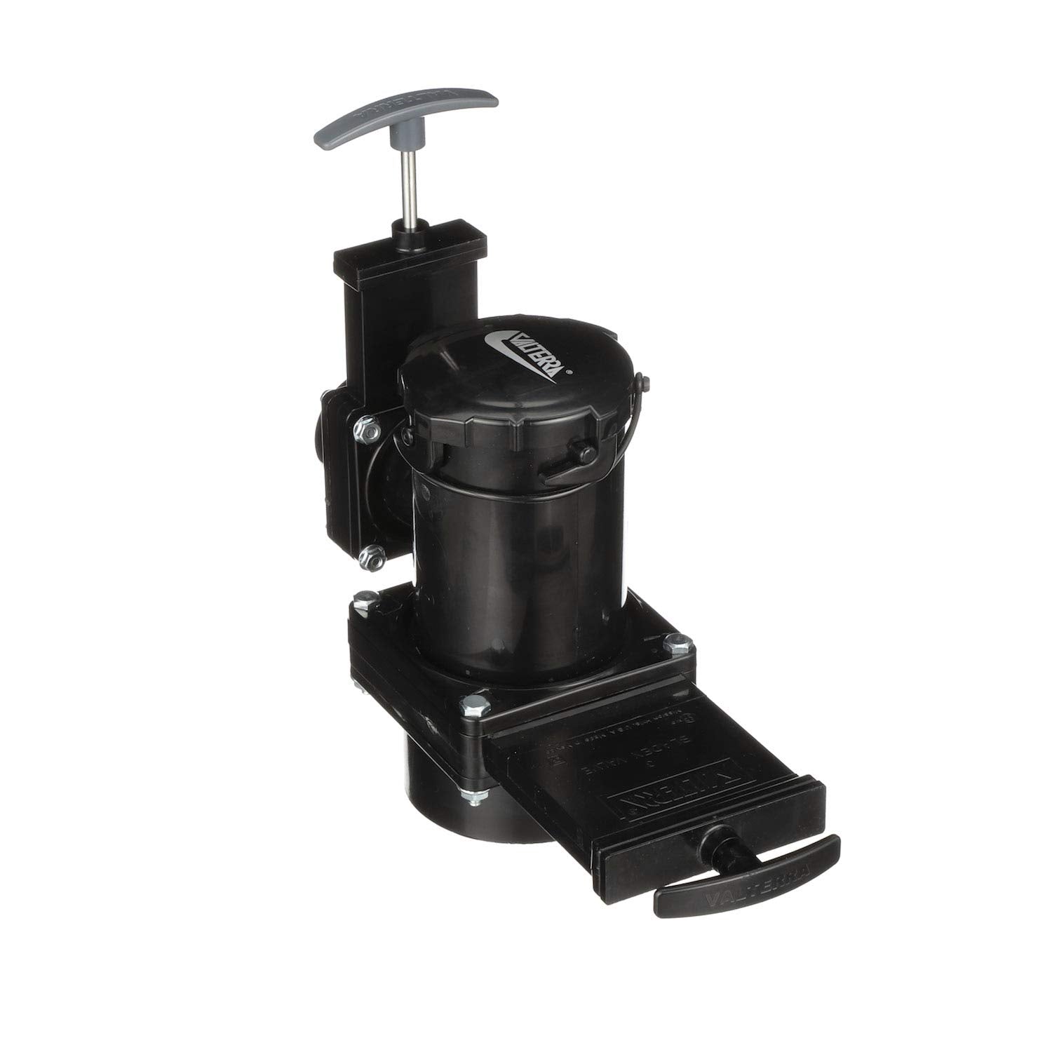 Valterra Double Rotating Valve San Tee, Mess-Free Waste Valve for RV's, Campers, Trailers, 3" x 1.5" Hub