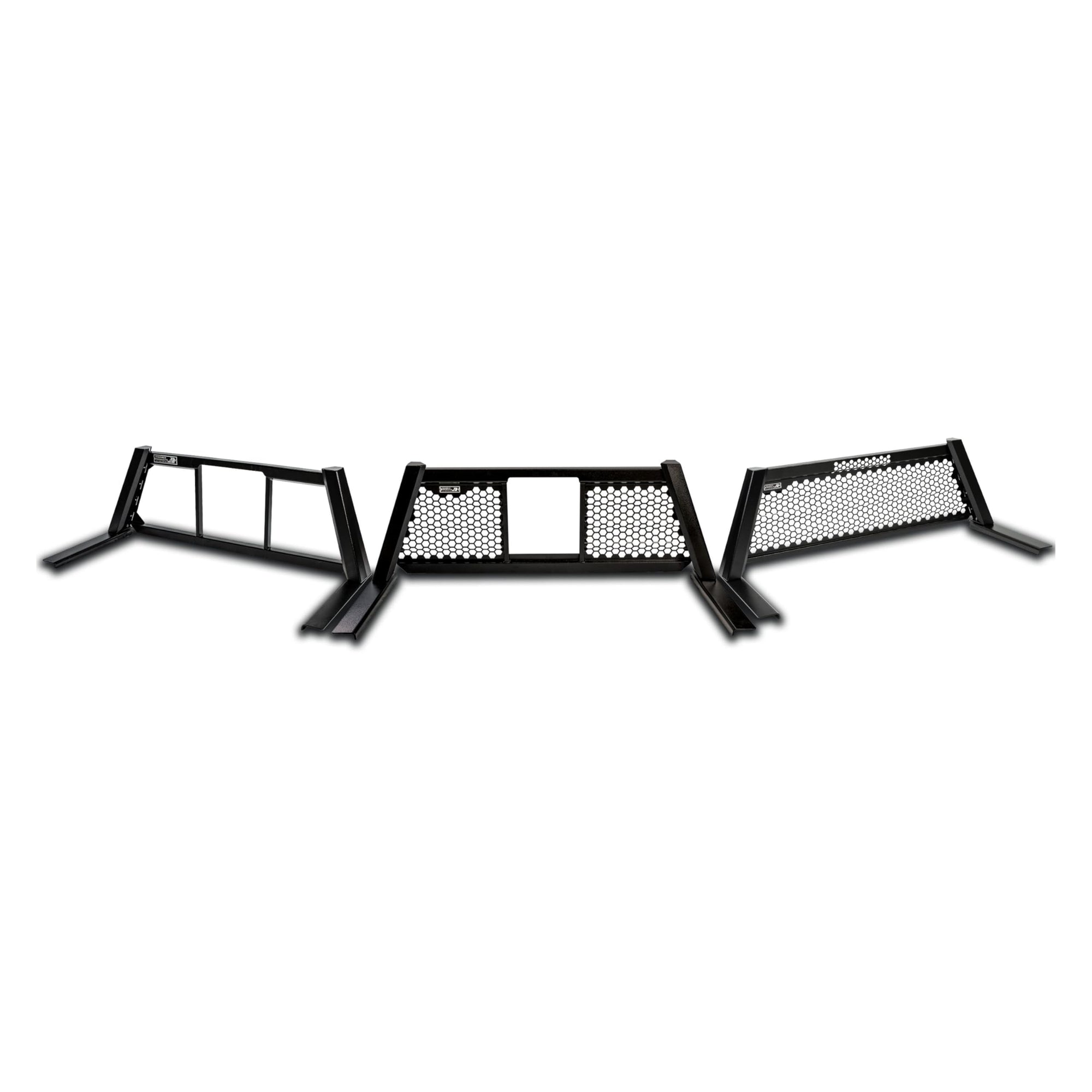 Honeycomb Aluminum Highway Products Headache Rack (Black)