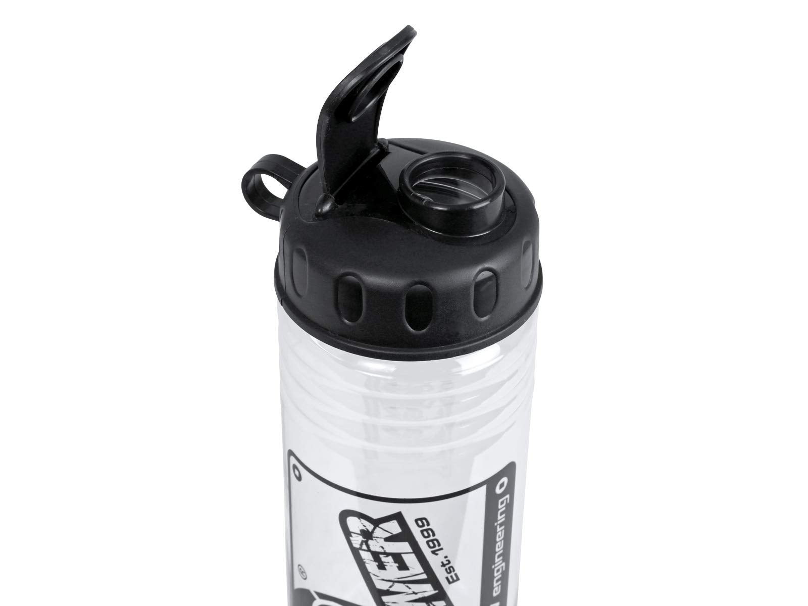 24oz aFe Power Clear Plastic Water Bottle w/Snap Lid 40-10228
