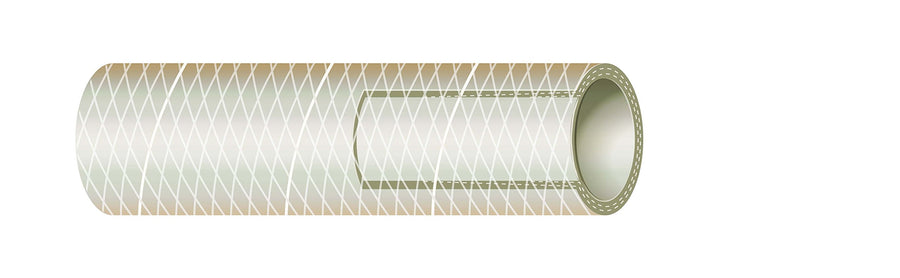 Heavy Duty Polyester Reinforced PVC Tubing Sierra International 1" x 50' 16-168-1006
