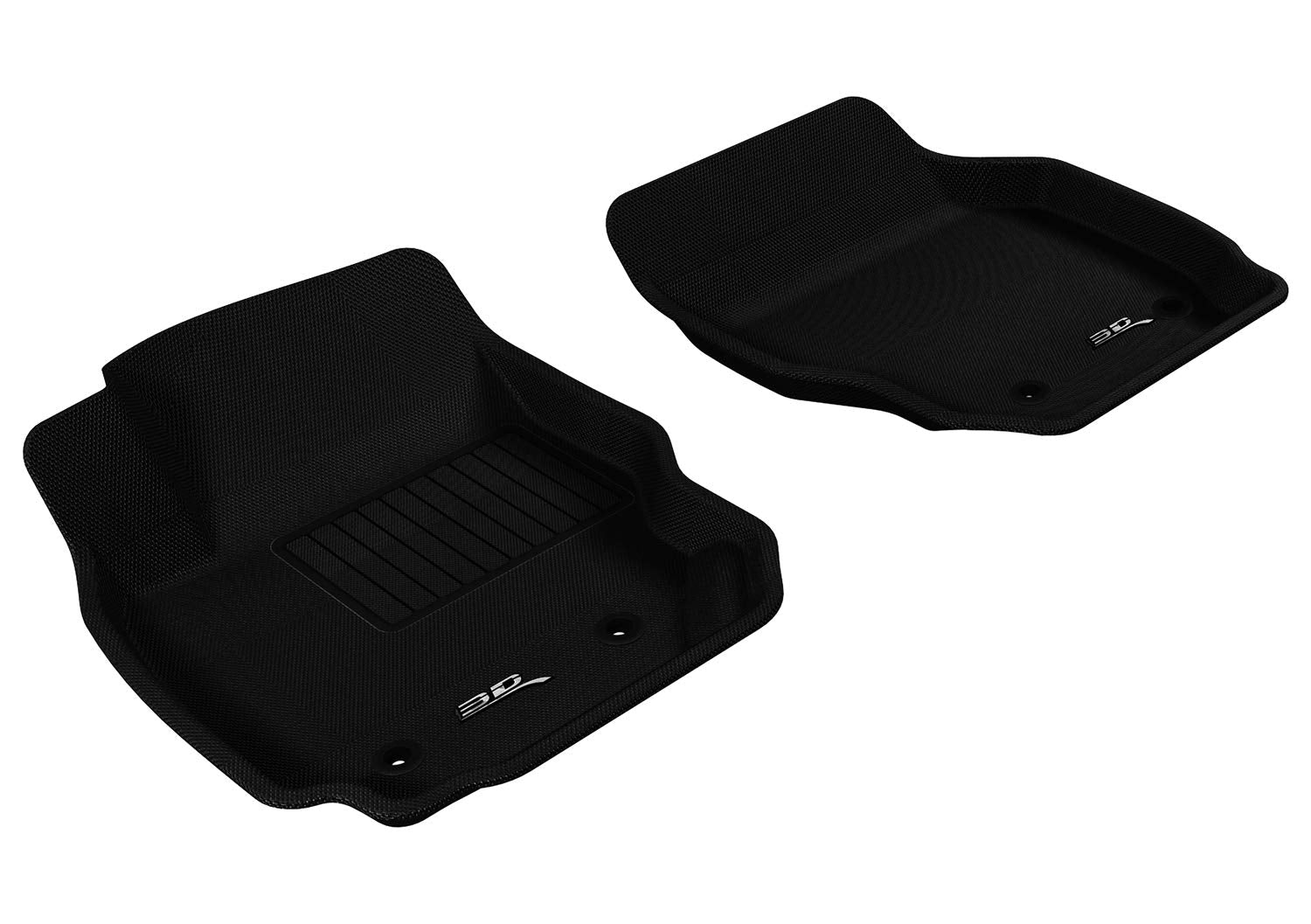 Kagu 3D MAXpider Custom Fit Floor Mat (Black) for 2007-2016 Volvo S80 - 1ST Row