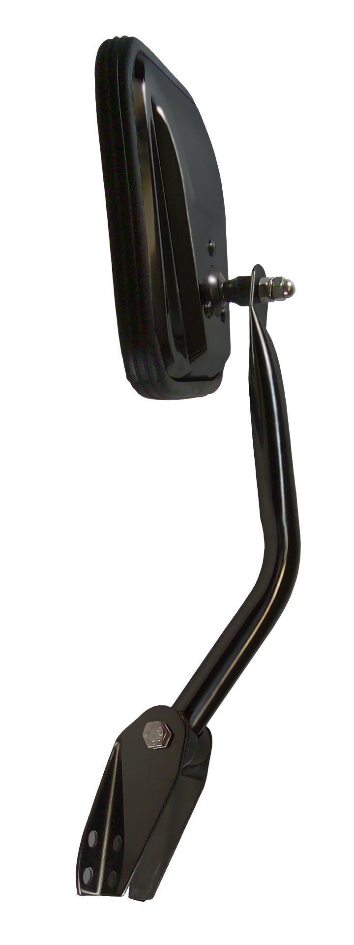Jeep CJ CIPA 44650 Manual Replacement Driver Side Mirror, Black OE Style