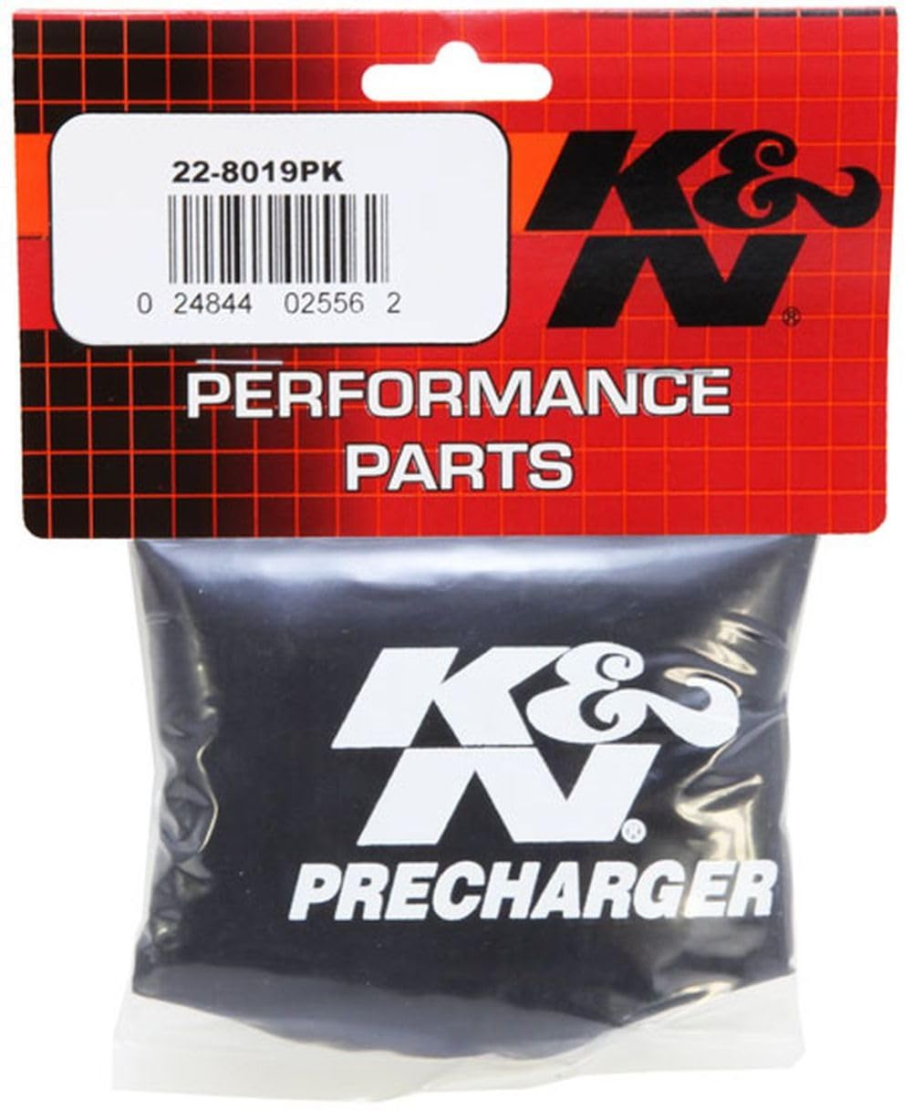 K&N Black 22-8019PK Precharger Filter Wrap - For Your K&N RA-0960 Filter
