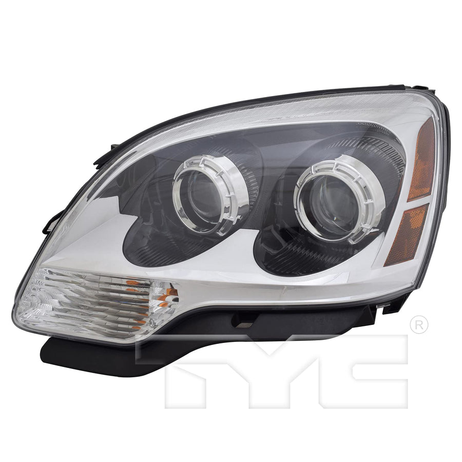 Left TYC Headlight Assembly Compatible with 2008-2012 GMC Acadia