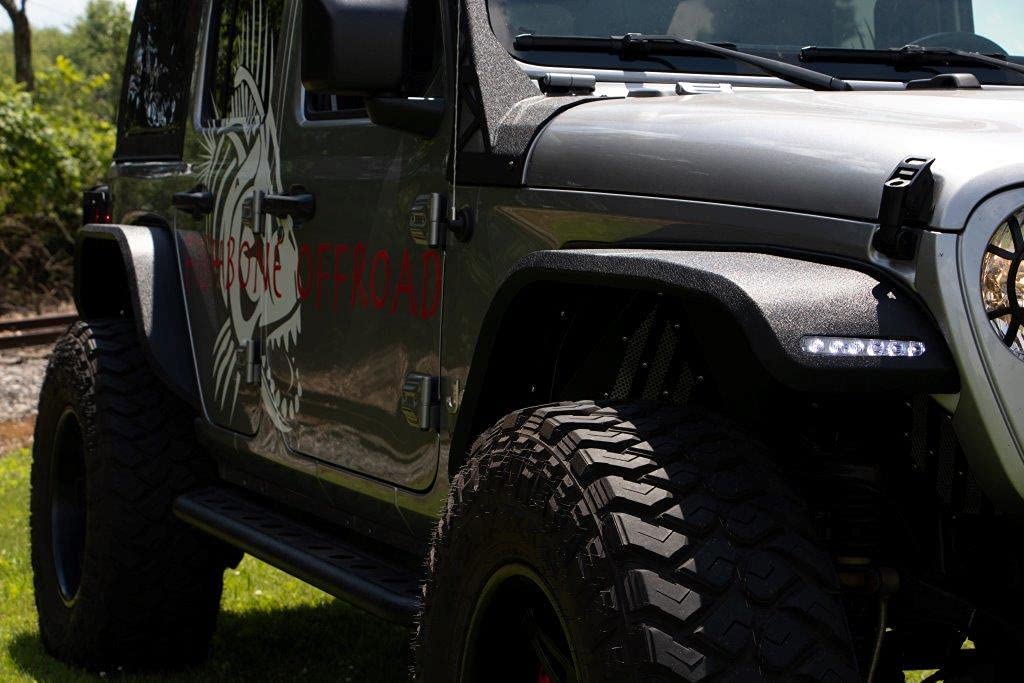 Rear Kentrol/Fishbone Offroad Fendor Flares KENFB33145R