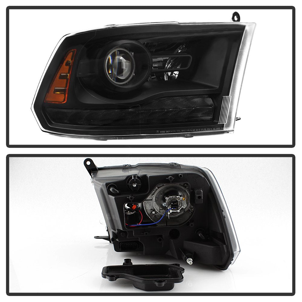 Dodge Ram 2013-2017 Spyder 9040238 Halogen Models Projector Headlights