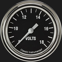2 5/8" Voltage Gauge HR330SLF Hot Rod
