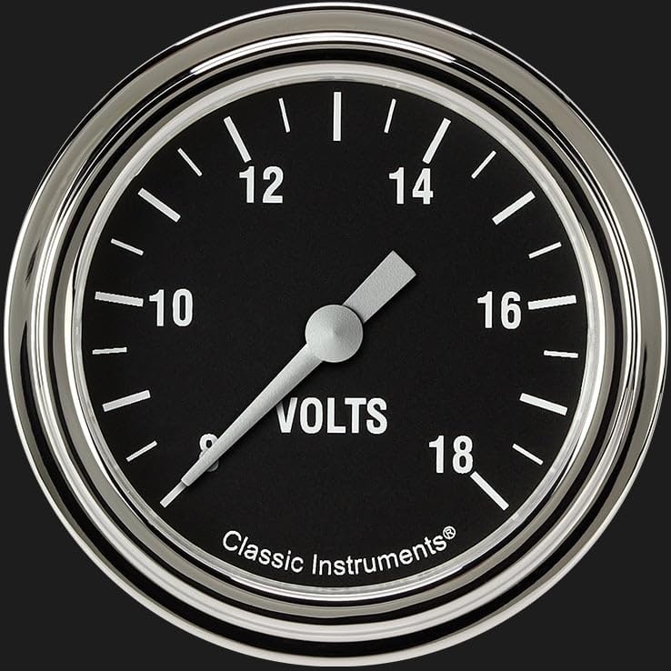 2 5/8" Voltage Gauge HR330SLF Hot Rod