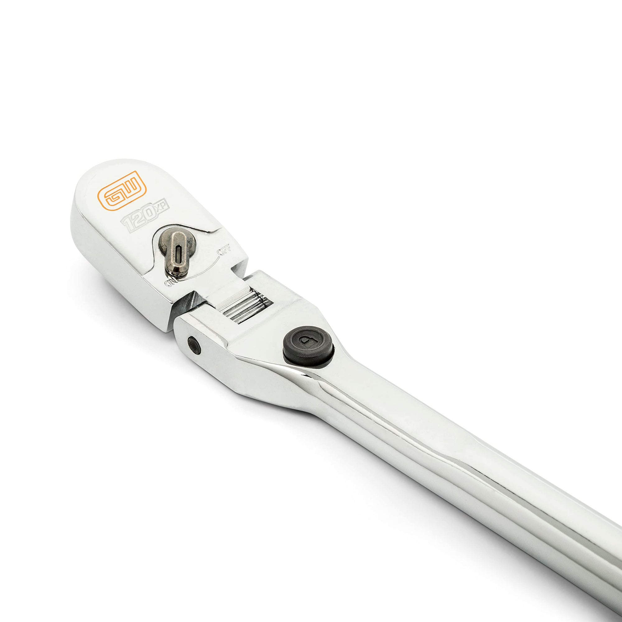 120XP GEARWRENCH 1/4" Drive Locking Flex Head Ratchet with Cushion Grip - 81055