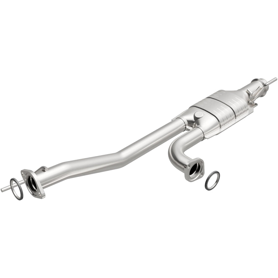 HM Grade MagnaFlow Direct-Fit Catalytic Converter Federal/EPA Compliant 24168 - Stainless Steel 2.25in Main Piping, 43in Overall Length, No O2 Sensor - HM Tundra Replacement