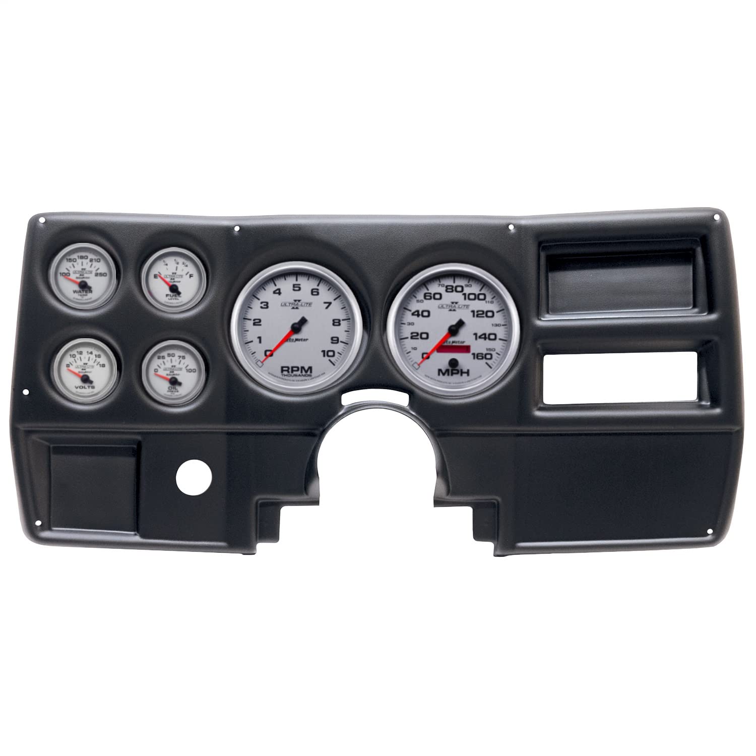 AutoMeter Dash Kit Direct Fit, (5" X2, 2 1/16" X4), Chevy/Gmc Truck No Vent 84-87, Ultra-Lite Ii (2922-14)