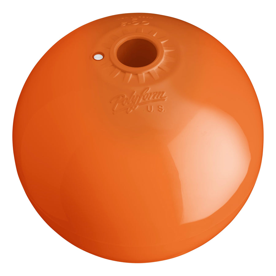 CC-1 Polyform Mooring and Marker Buoy - International Orange
