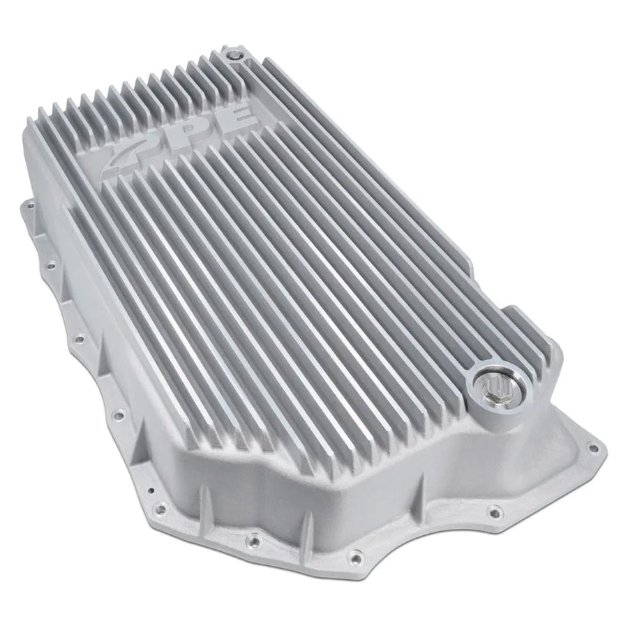 Heavy Duty PPE Cast Aluminum Deep Transmission Pan (RAW) 128051400 Compatible for 2020+ GM/Chevy with Allison 10L1000 Transmission