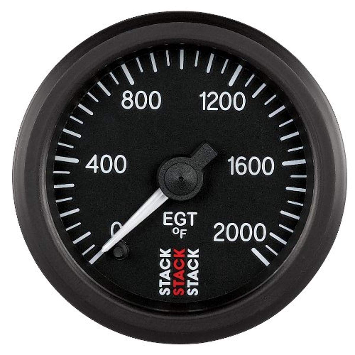 52mm Stack ST3314 Black 0-2000°F Professional Stepper Motor Exhaust Gas Temperature Gauge