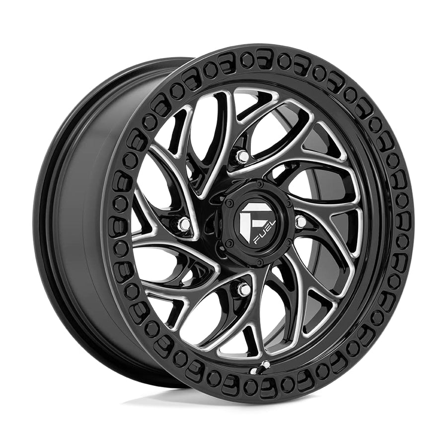 UTV Fuel D741 15X10 4X156 GL-BLK-MIL 00MM - D7411500A555