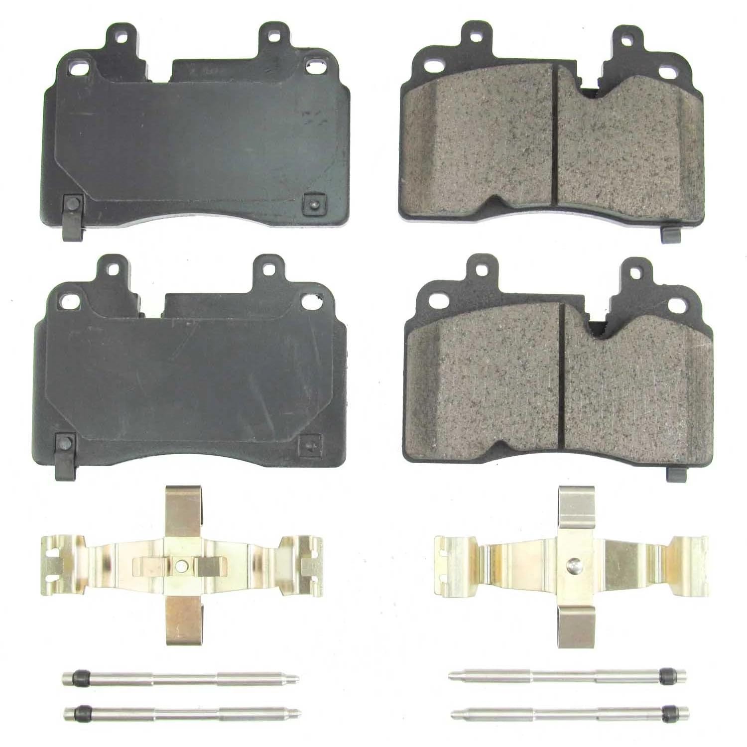 Power Stop Brake Kit Front For Chevrolet Corvette 2020-25 - Ceramic Brake Pads With Installation Hardware, 17-8007