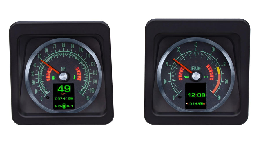 Dakota Digital Retrotech Gauge RTX-69C-CAM-X Instrument System Compatible with 1969 Chevy Camaro