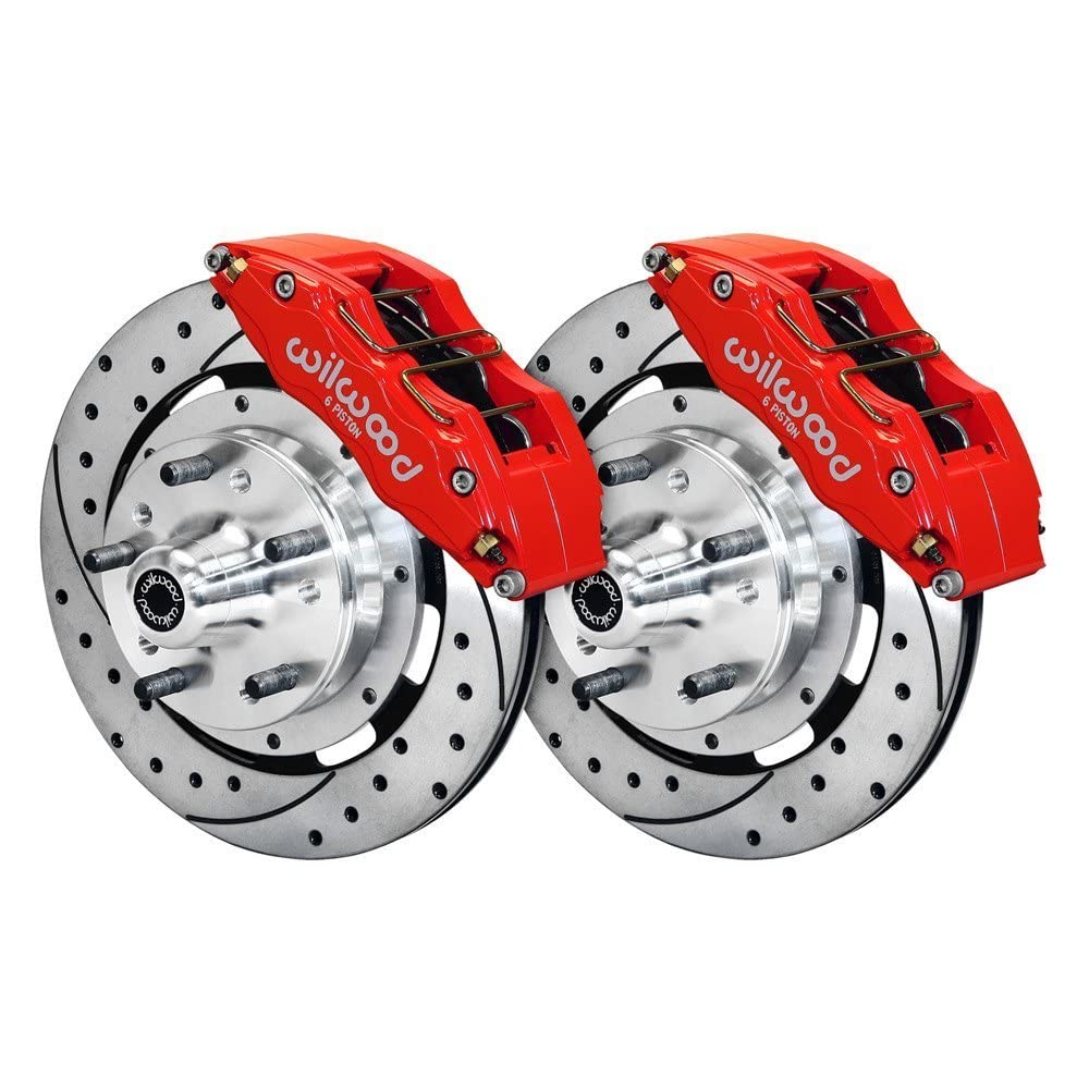 Front Hub Kit DP6A, 12.19", Drill, Red