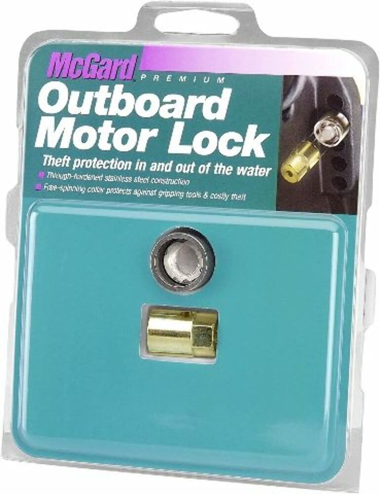 Marine Propeller Lock Set McGard 74039 (3/4"- 16 Thread Size) - Mercury/MerCruiser/OMC - Set of 1,Black