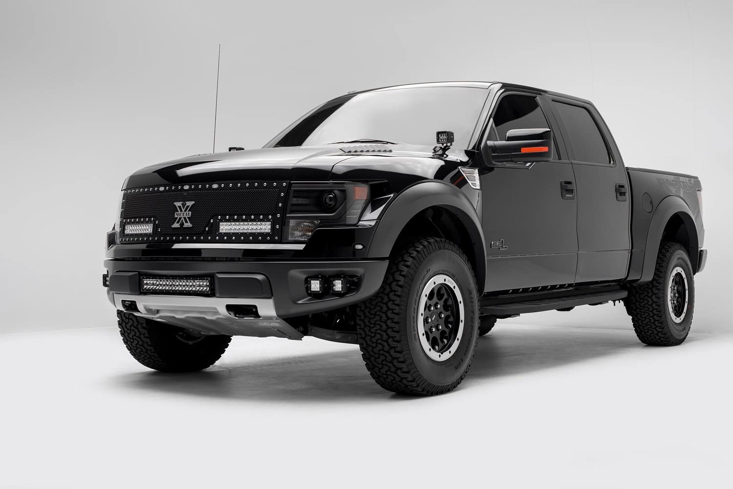 ZROADZ 2010-2014 FORD Z325671-KIT F150-RAPTOR Black Front Bumper LED Light Bar Kit