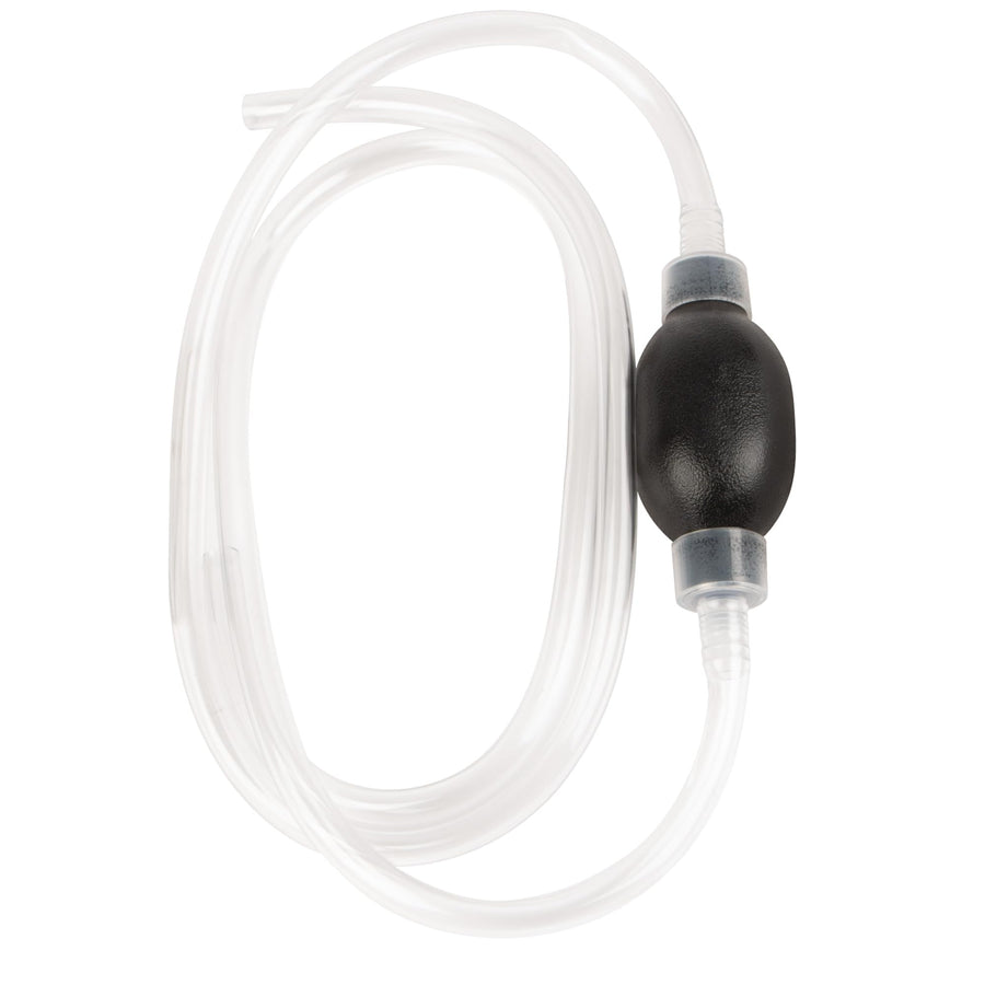 Back Flow Valve Performance Tool W54159 Siphon Pump for Vehicle Engine Oils, Lubricants, and Other Fluids, Black/Clear, 32-inch Hoses