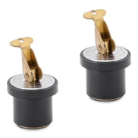 053076-10 Moeller Baitwell Plug - 7/8" Brass Card/2