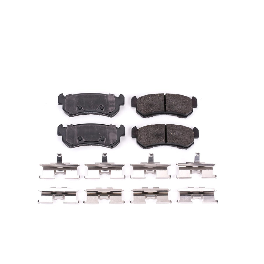 Power Stop Brake Kit Front For Chevrolet Optra 2004-06 |Suzuki Forenza 2004-06 |Reno 2005-06 - Ceramic Brake Pads With Installation Hardware, 17-1036