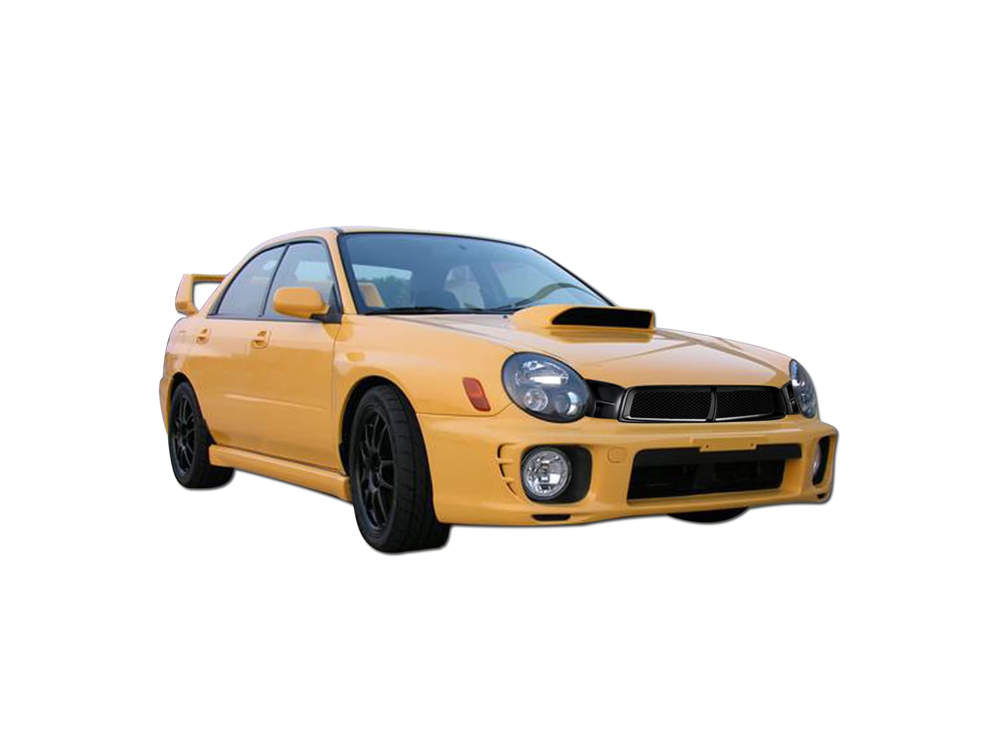 OE Style Armordillo USA Grille Fits 2002-2003 Subaru Impreza-Matte Black 7165458