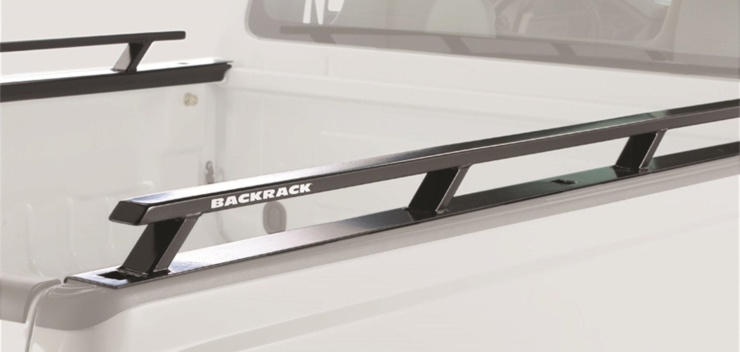 BACKRACK RealTruck Side Rails to use w/Standard Bed | Black, No Drill | 80521 | Fits 2017-2025 Ford F-250/F-350/F-450/F-550 w/ 8' Bed
