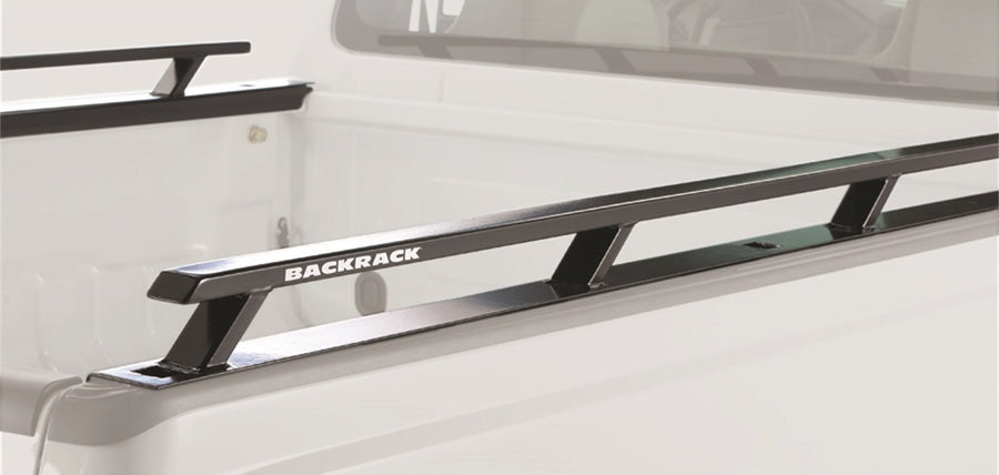 BACKRACK RealTruck Side Rails to use w/Standard Bed | Black, No Drill | 80521 | Fits 2017-2025 Ford F-250/F-350/F-450/F-550 w/ 8' Bed