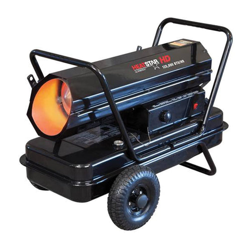 Kerosene Heater Heatstar by Enerco F170325 Forced Air with Thermostat HS125KT, 125K