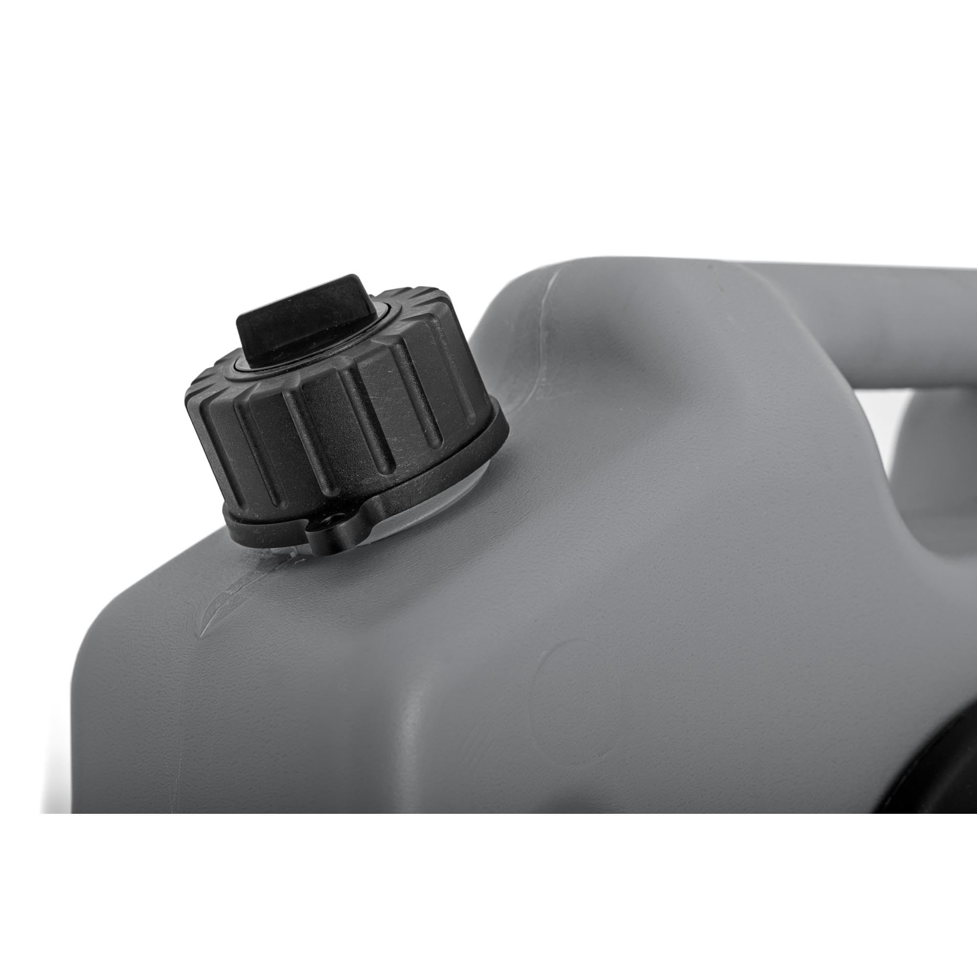 10L Rough Country / 2.6 Gallon Flat Fluid Container w/Lockable Mount - Non-Potable Water & Utility Storage for Trucks, SUV, RV, UTV & Off-Road Vehicles, Gray