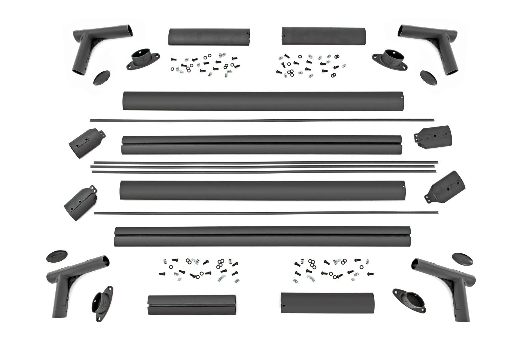 Rough Country Bed Rack Full Height for Jeep Gladiator JT (2020-2025) - Modular Aluminum Truck Rack for Cargo Racks, Rooftop Tents, Ladders & Overland Gear