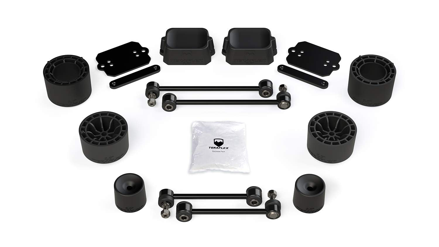 2.5" TeraFlex JL Spacer Lift (4DR Rubicon), 1 Pack