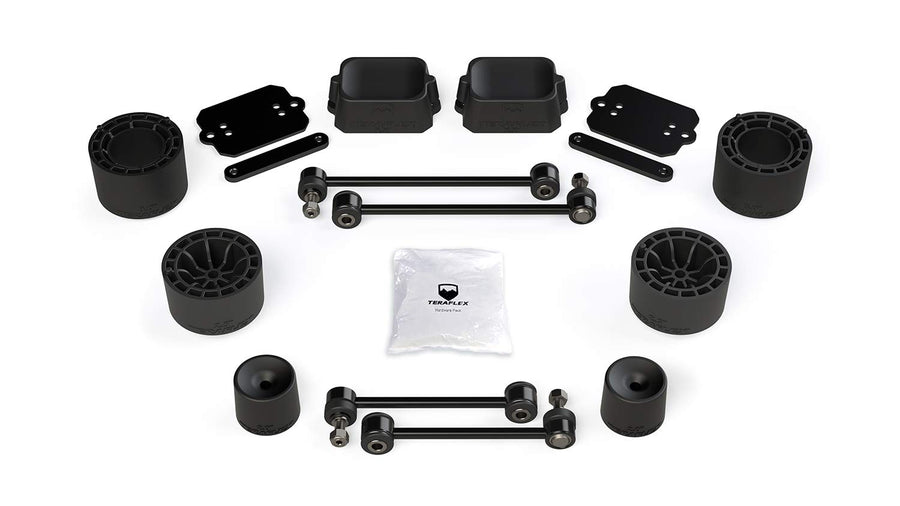 2.5" TeraFlex JL Spacer Lift (4DR Rubicon), 1 Pack
