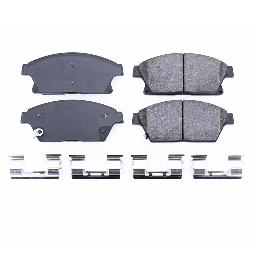 Power Stop Front Brake Kit For Buick Encore 2013-17 |Verano 2012-17 |Cadillac ATS 2013-19 |Chevrolet Cruze 2014-15 |Orlando 2012-14 - Brake Pads Ceramic With Installation Hardware, 17-1467