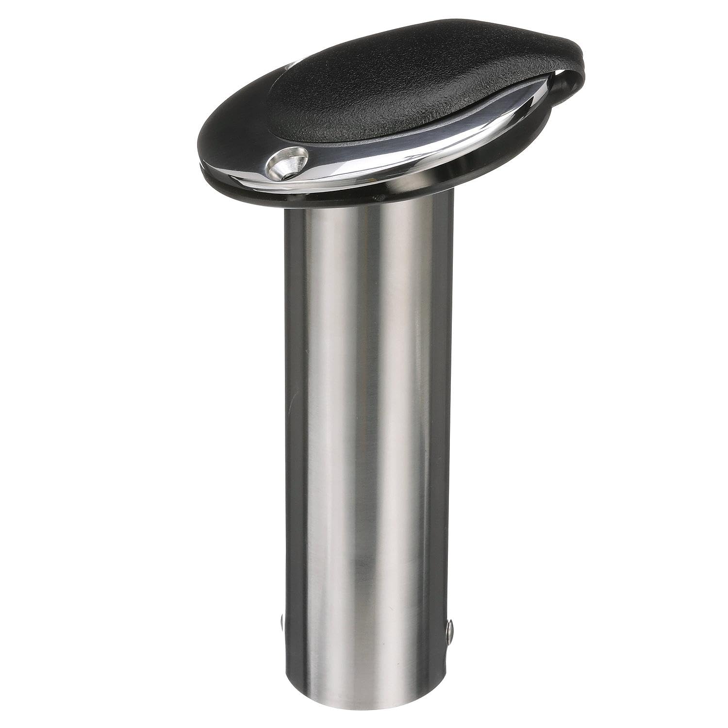 Stainless Steel Attwood 66362-7 Flush Mount Rod Holder, 2-Inch Diameter, 7 ½ Inches Long, 30-Degree Top Flange, Open Base End