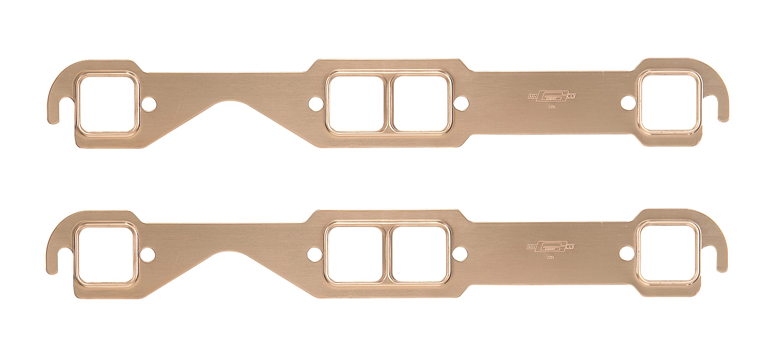 Copper Seal Mr. Gasket 7151MRG Medium Race Square Port Exhaust Gasket