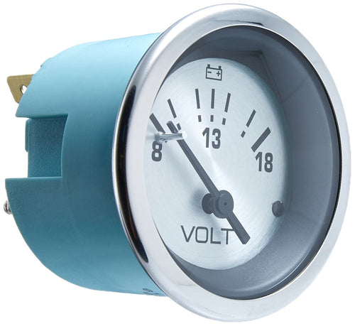Sierra 63478P International Sterling 8 to 18 Vdc Dial Range Scratch Resistant System Voltmeter, 2"