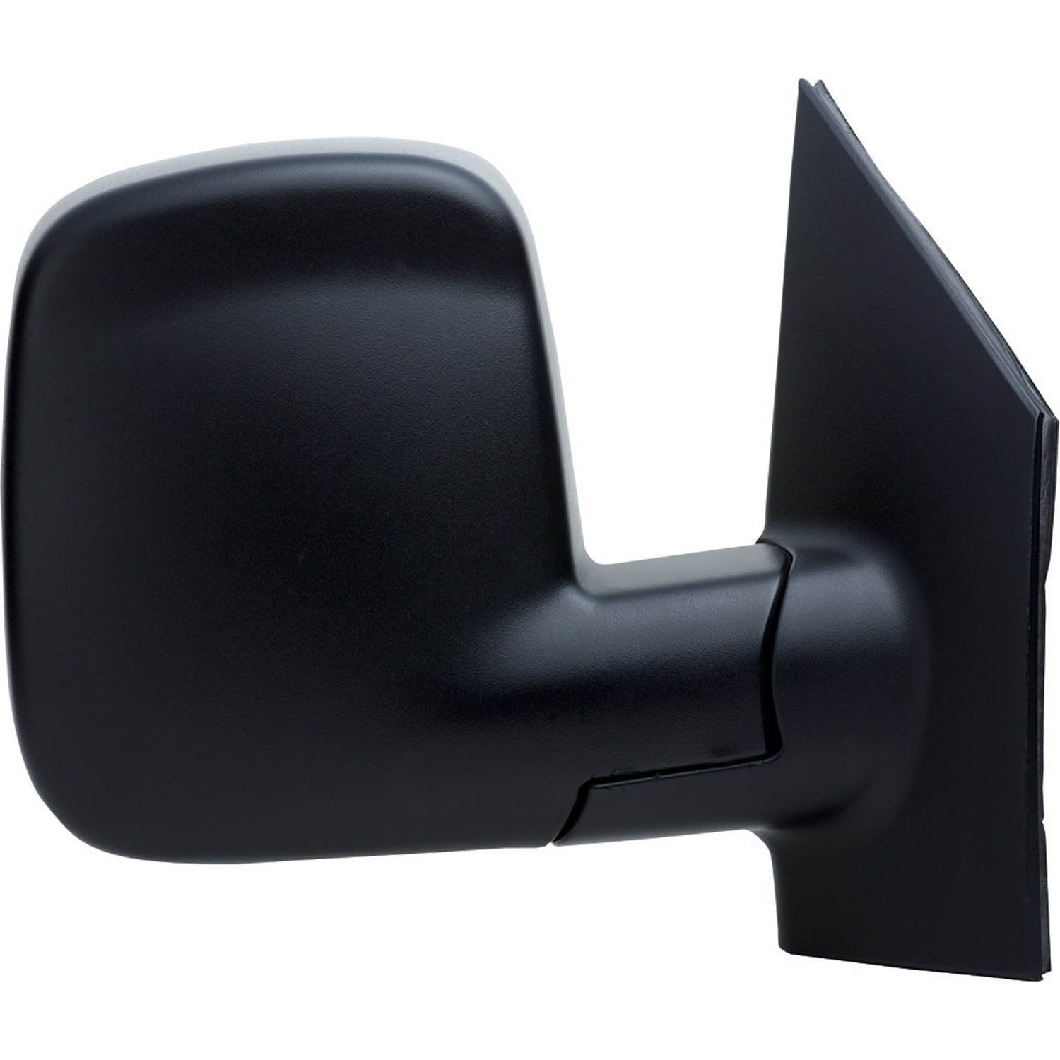 Passenger Side Fit System Mirror for Chevrolet Express Full Size Van, GMC Savana Full Size Van, textured black, dual lens, foldaway, Manual