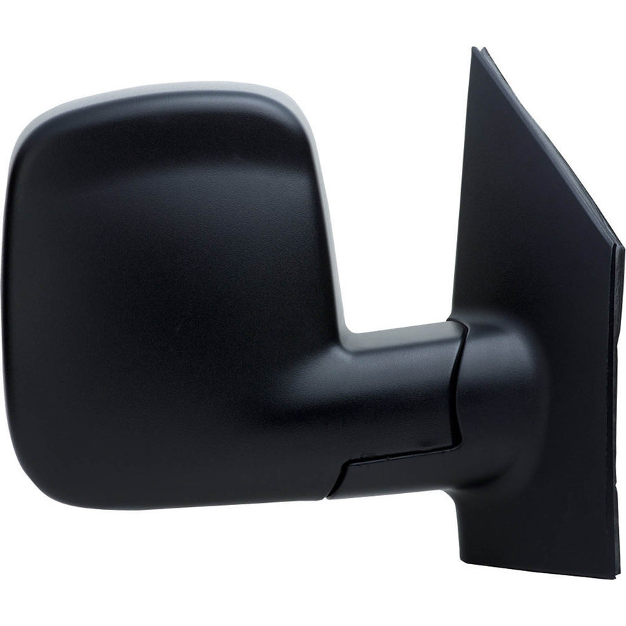 Passenger Side Fit System Mirror for Chevrolet Express Full Size Van, GMC Savana Full Size Van, textured black, dual lens, foldaway, Manual
