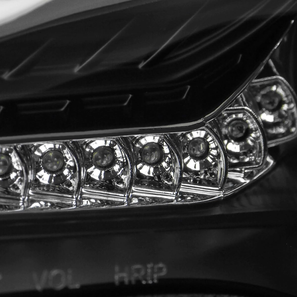 Black LED Tube Projector Headlights SPEC-D TUNING Compatible with 2013-2016 Scion FR-S FRS with Factory Halogen Headlights Left + Right Headlamps Assembly