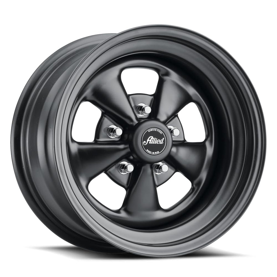SUPER SPOKE Allied Wheel Components MATTE BLACK 14X6 5X4.5/4.75 (3.375"BS)