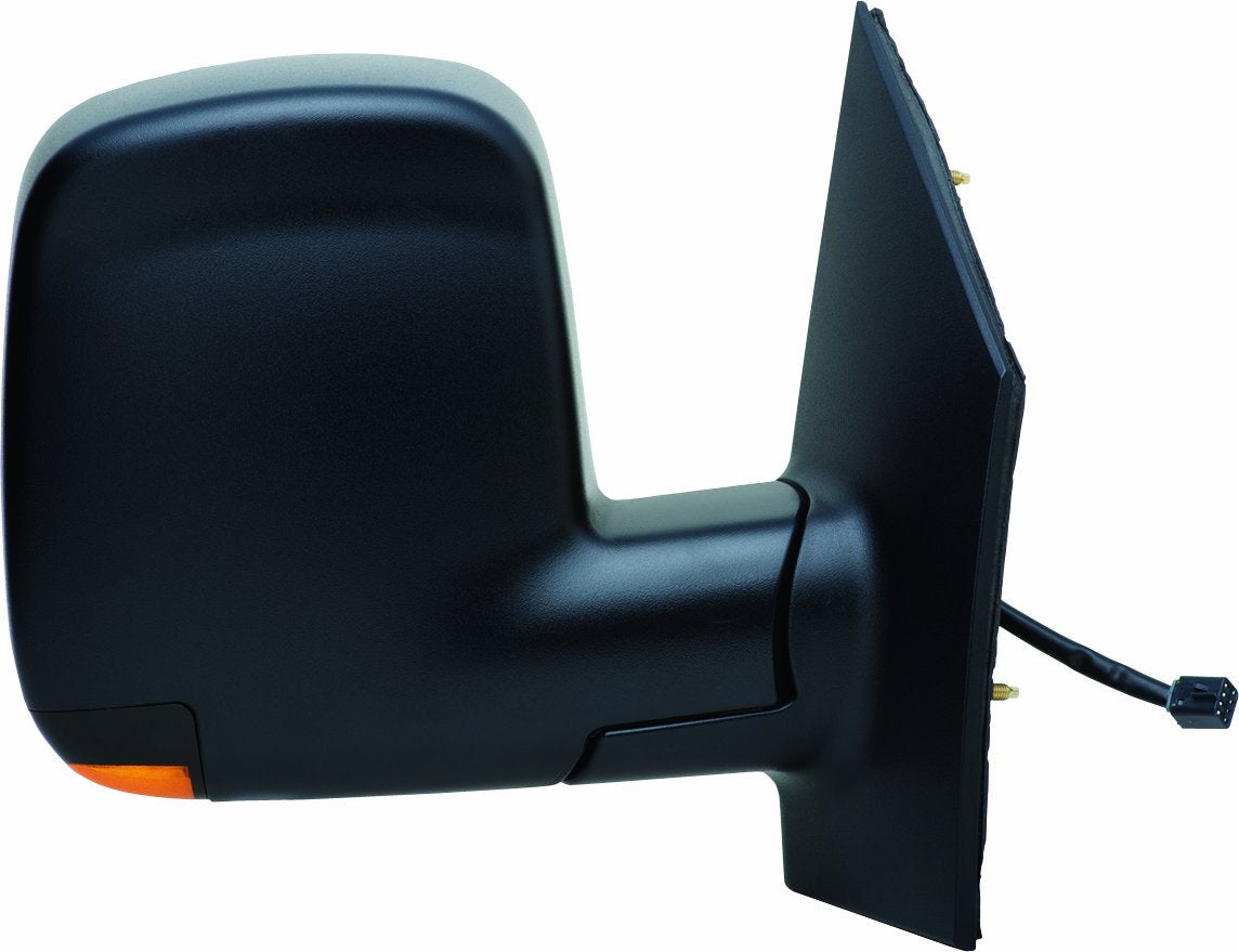 Fit System Full Size Van Passenger Side Mirror for Chevy Express, GMC Savana, Textured Black, w/Turn Signal, Foldaway, Heated Power