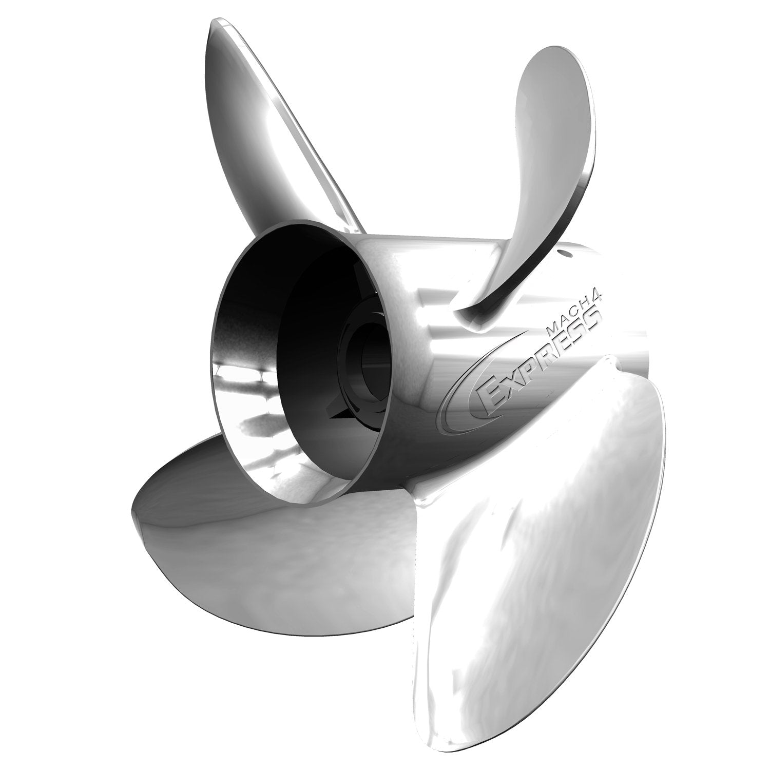 Turning Point 31501741 Propeller Express Left Stainless 4-Blade Propeller (14-1/4 X 17)