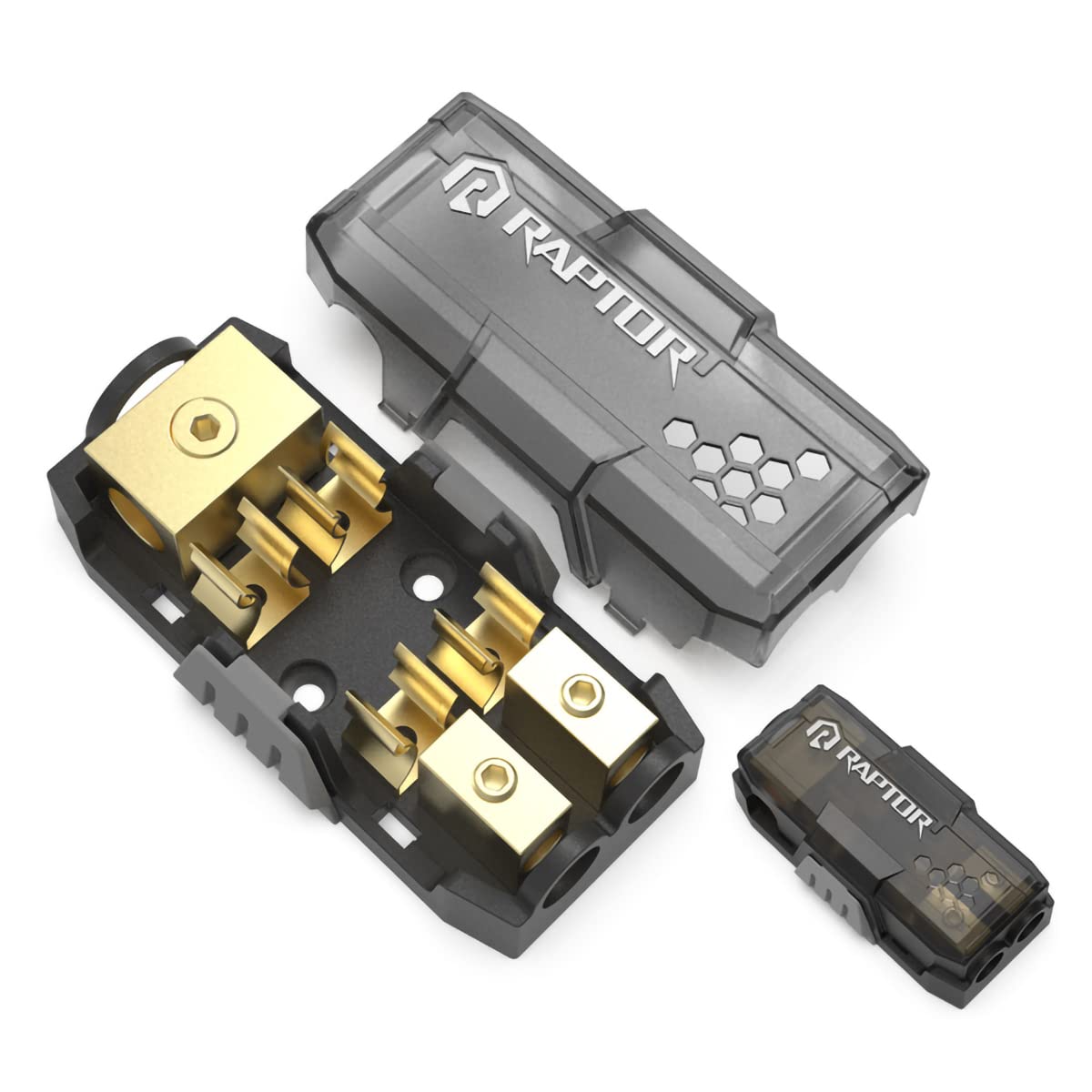 PRO SERIES RAPTOR BY METRA ELECTRONICS AGU 2-POSITION FUSED DISTRIBUTION BLOCK - RAGU2