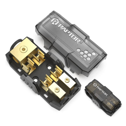 PRO SERIES RAPTOR BY METRA ELECTRONICS AGU 2-POSITION FUSED DISTRIBUTION BLOCK - RAGU2